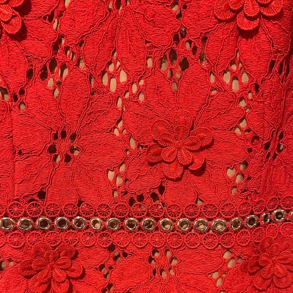 Michael Michael Kors Appliqué Lace Dress- Size 6 - Picture 3 of 6